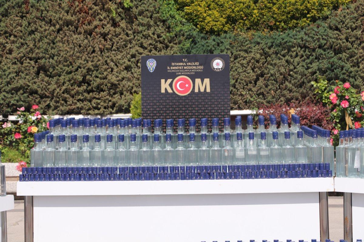 Pendik'te sahte alkol üretenlere operasyon