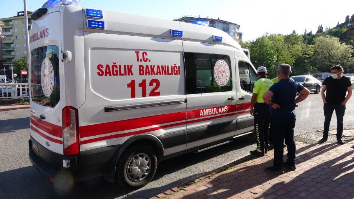 Zonguldak'ta motosiklet ile cip çarpıştı