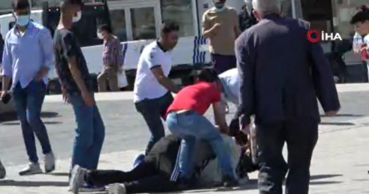 Taksim'de kavga