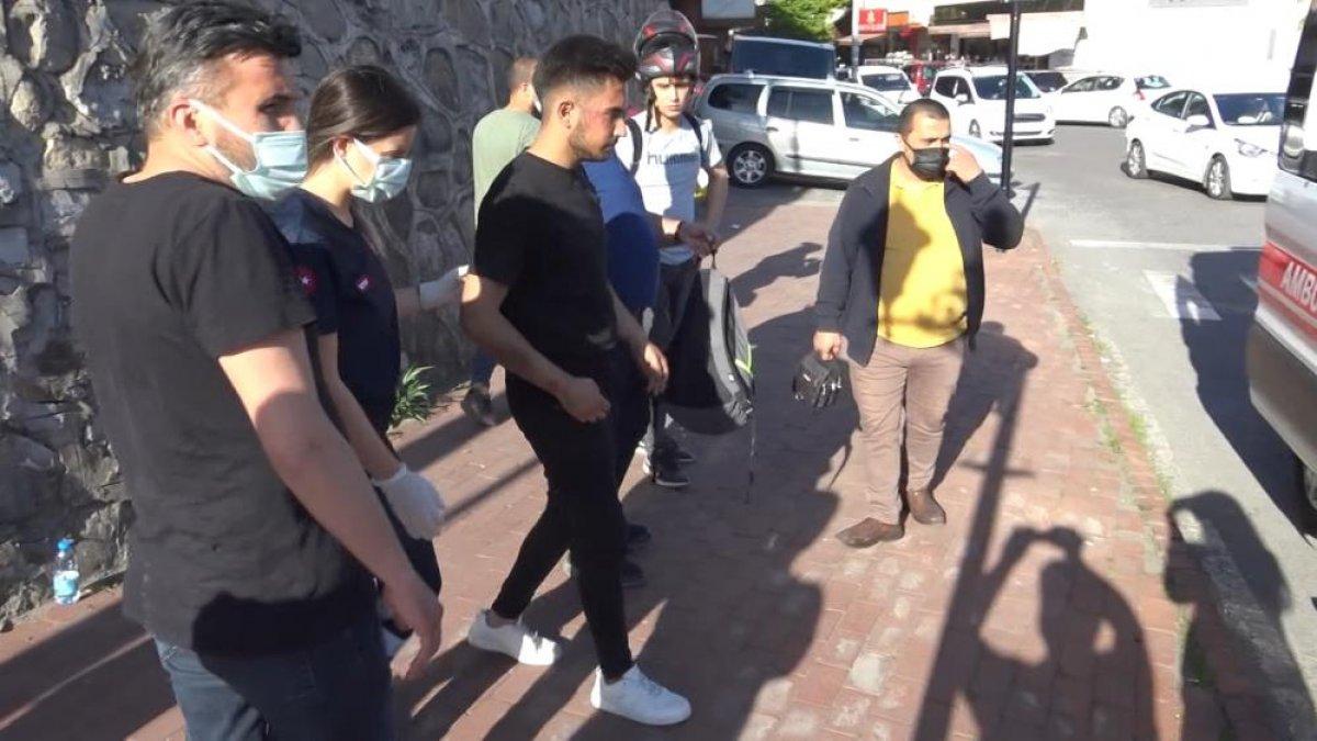 Zonguldak'ta motosiklet ile cip çarpıştı