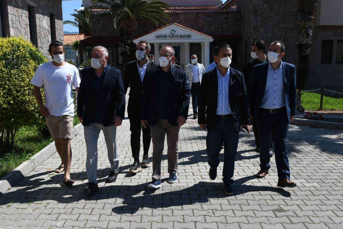 Bülent Turan, Çanakkale'de turizmcilerle buluştu