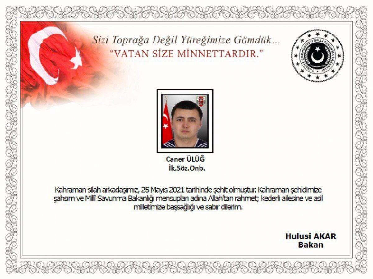 İstanbul'da İkmal Onbaşı Caner Ülüğ kalbine yenik düştü