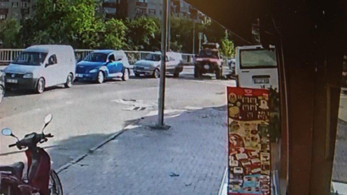 Zonguldak'ta motosiklet ile cip çarpıştı