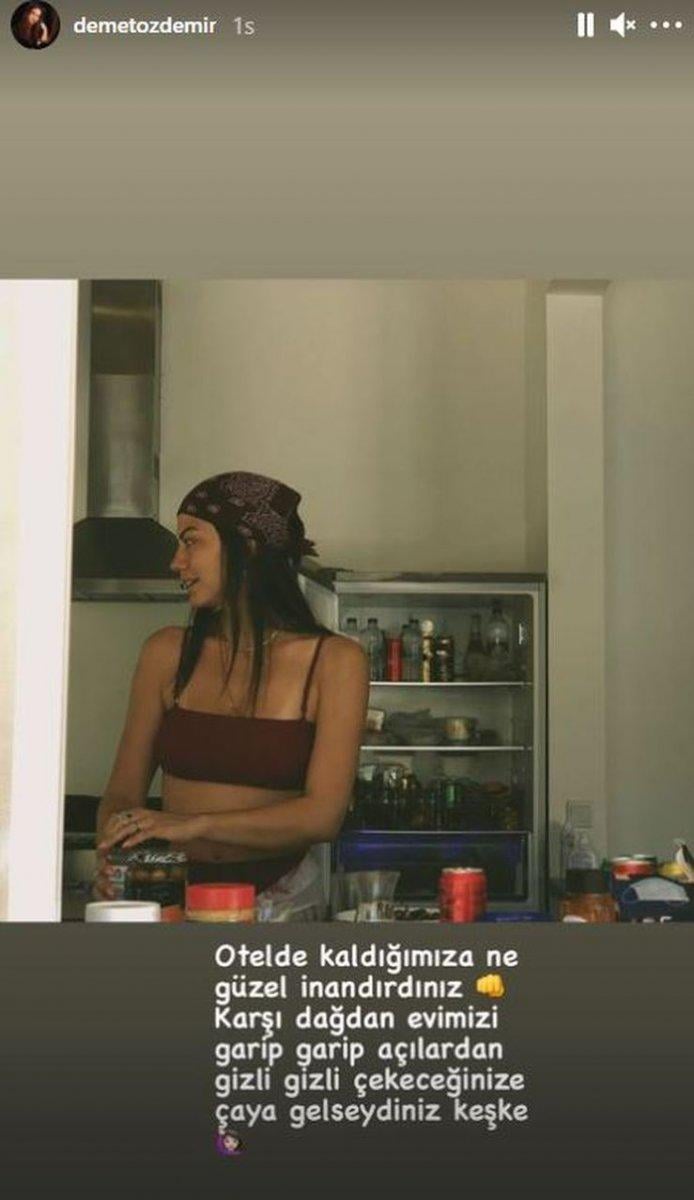 Demet Özdemir'in fotoğraf tepkisi: Çaya gelseydiniz