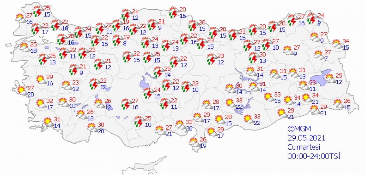 Meteoroloji uyardı: Hafta sonu yağış var, sıcaklık düşecek