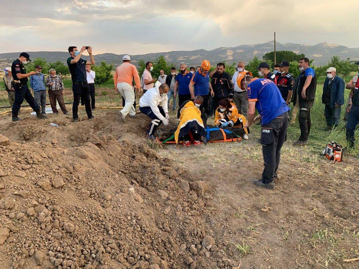 Burdur'da toprak yığınlarının altında kalan yaşlı adam öldü