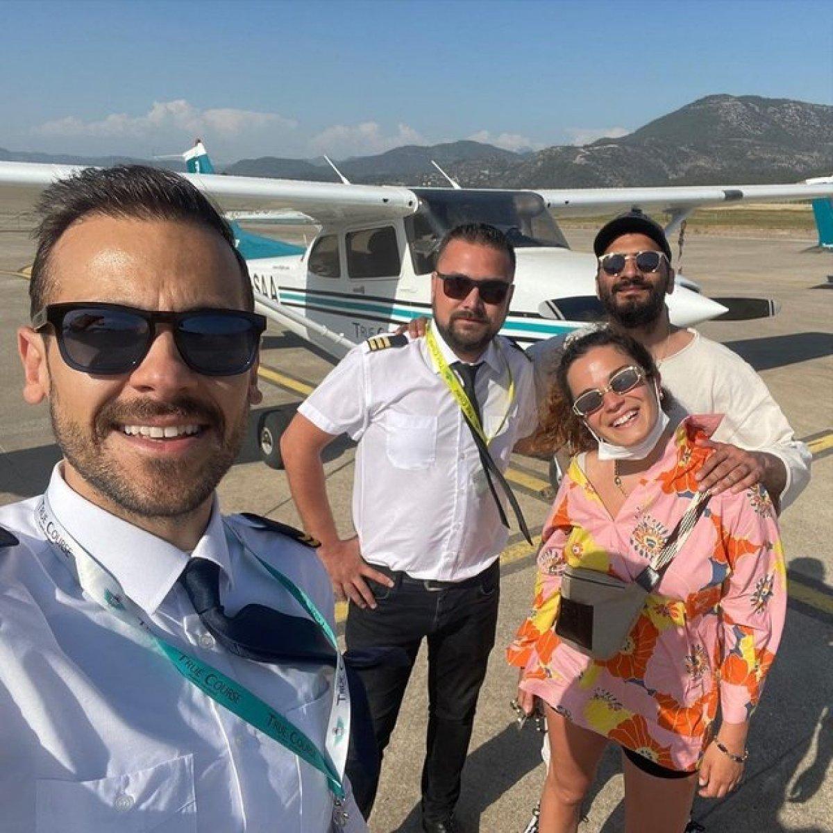 Ümit Erdim, Demet Özdemir ve Oğuzhan Koç'u uçurdu