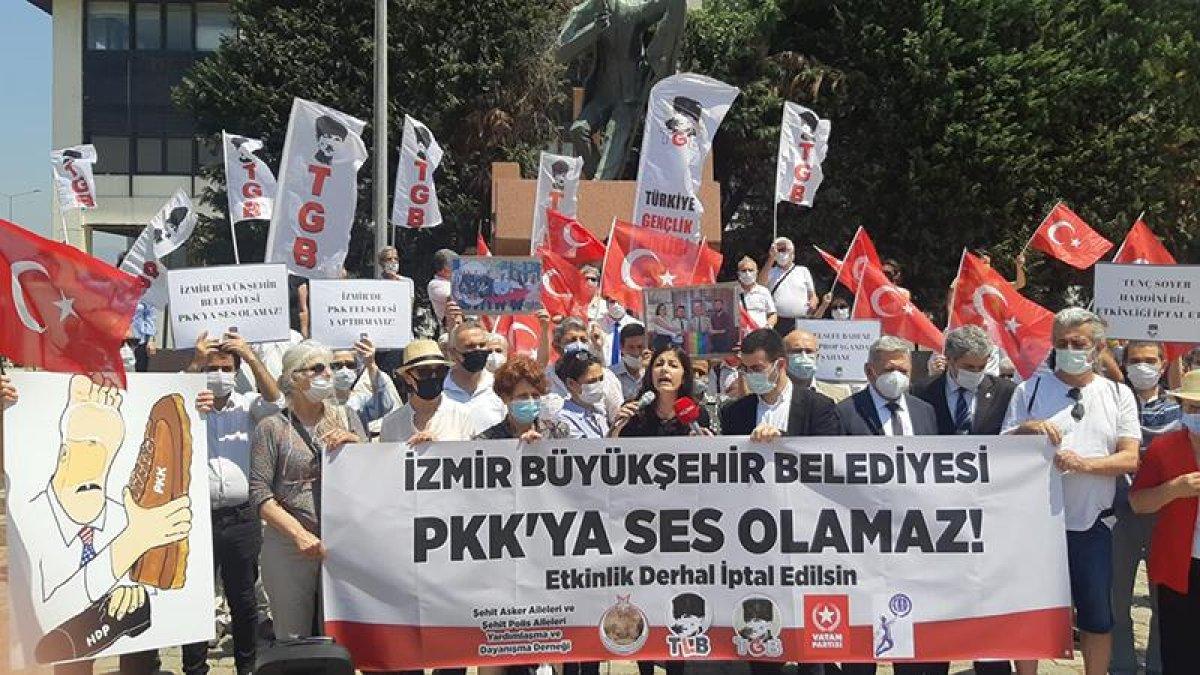 İzmir Büyükşehir Belediyesi, PKK destekçisini konuşmacı olarak çağırdı
