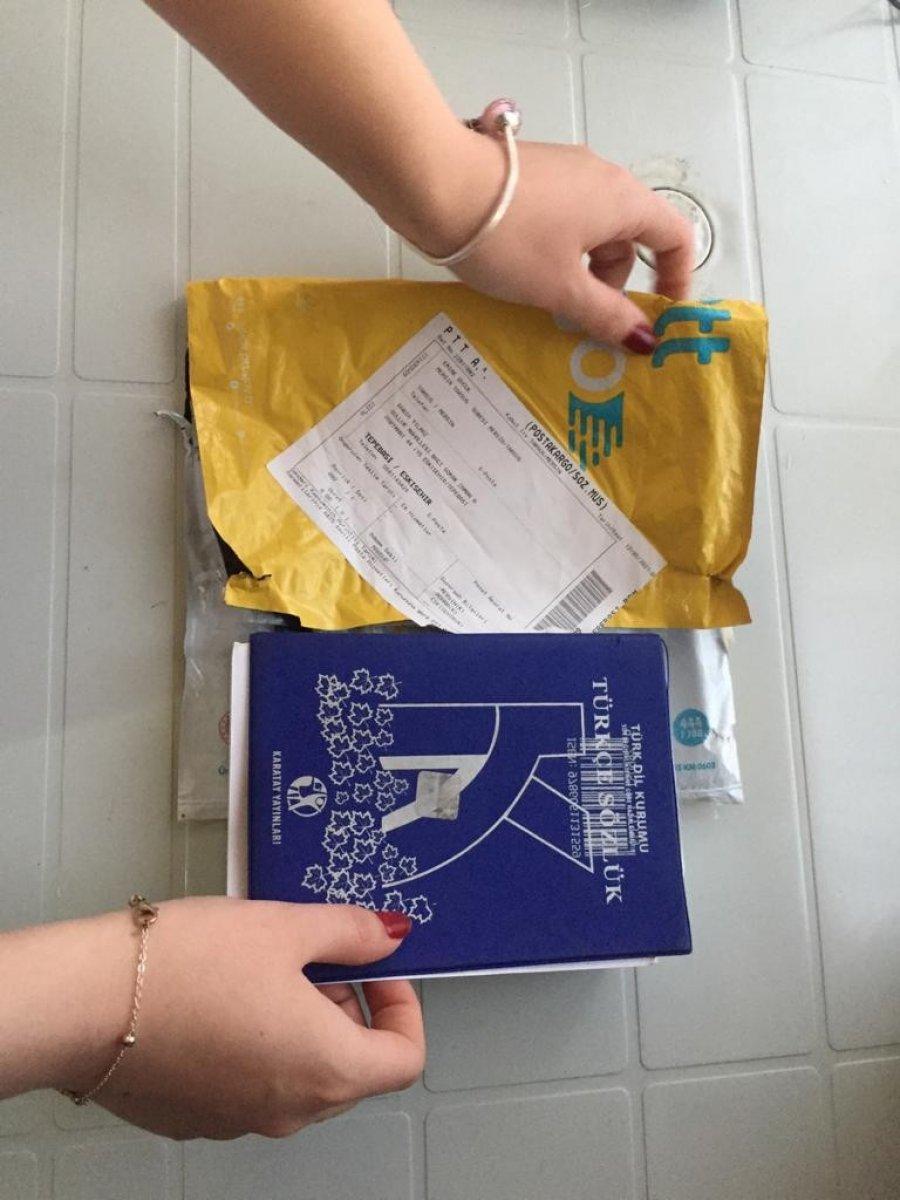 Eskişehir’de internetten cep telefonu sipariş etti, Türkçe sözlük gönderildi