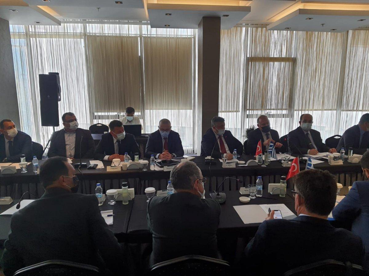 Türk ve Yunan heyetleri Edirne’de görüştü