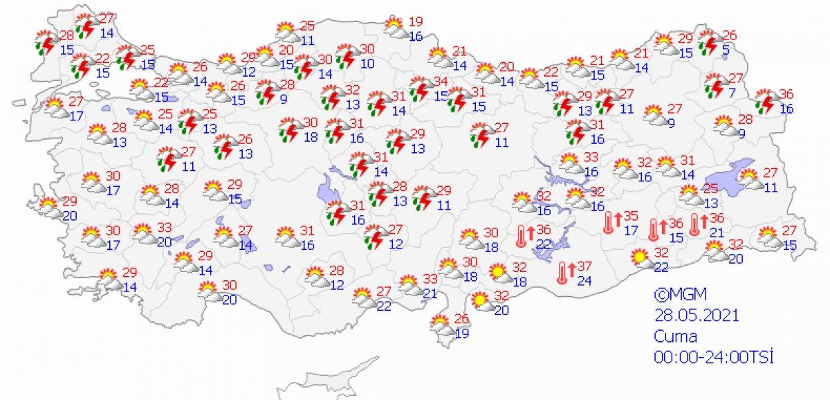 Meteoroloji uyardı: Hafta sonu yağış var, sıcaklık düşecek
