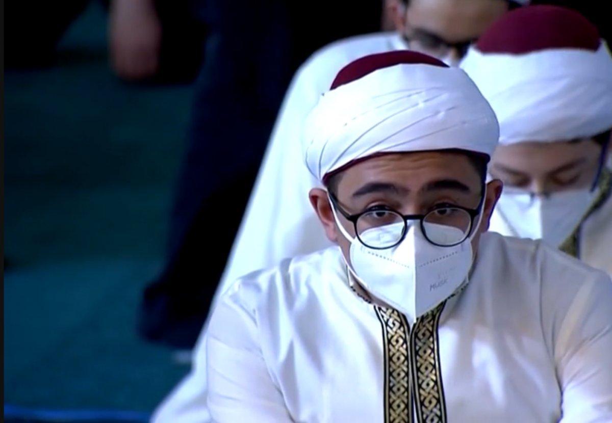 Cumhurbaşkanı Erdoğan, Ayasofya Camii'nde Kur'an okudu