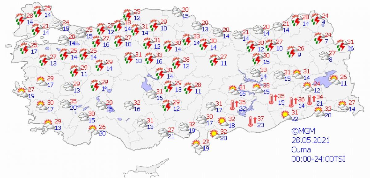 Meteoroloji uyardı: Yağış geliyor