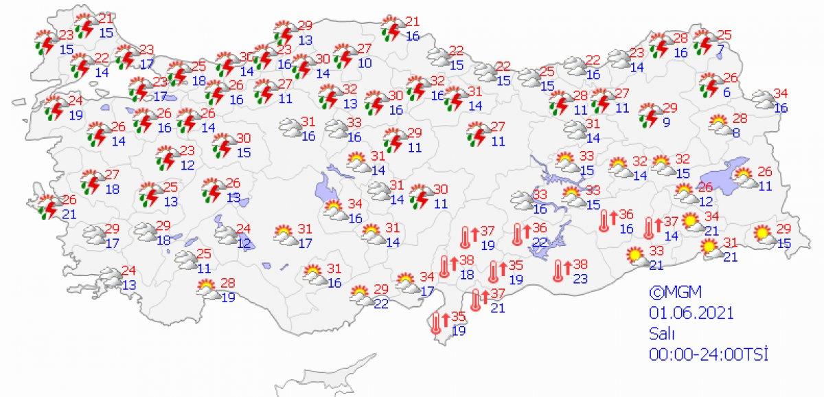 Meteoroloji uyardı: Yağış geliyor