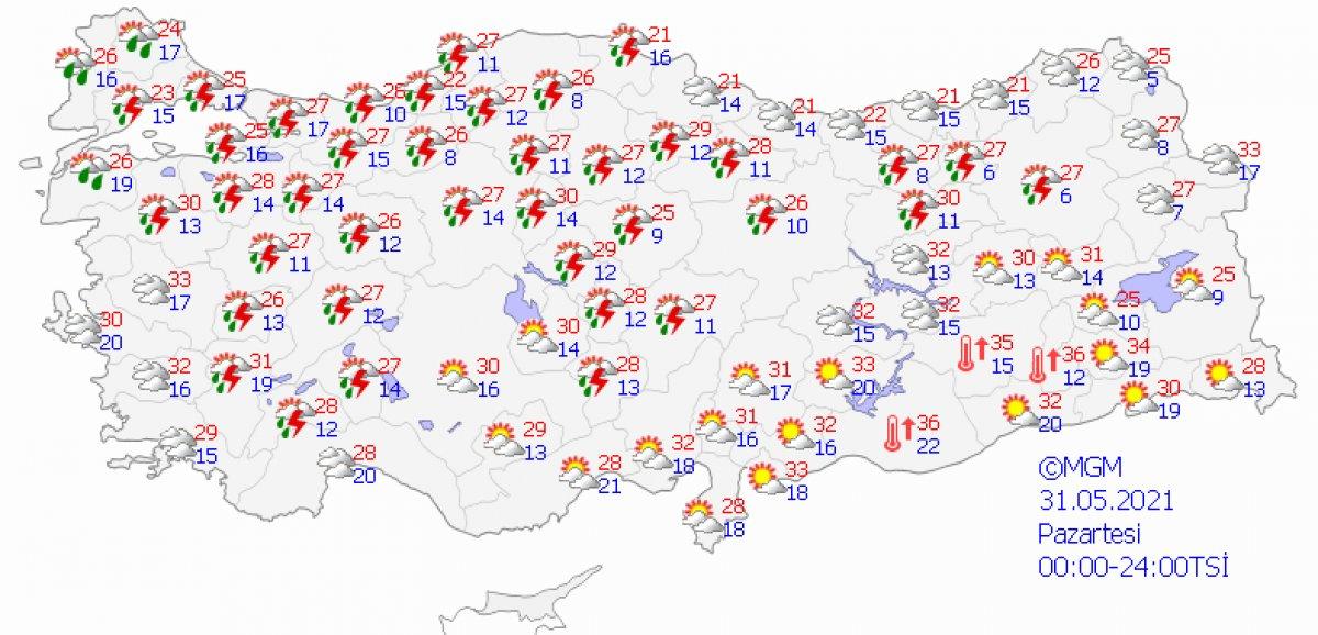 Meteoroloji uyardı: Yağış geliyor