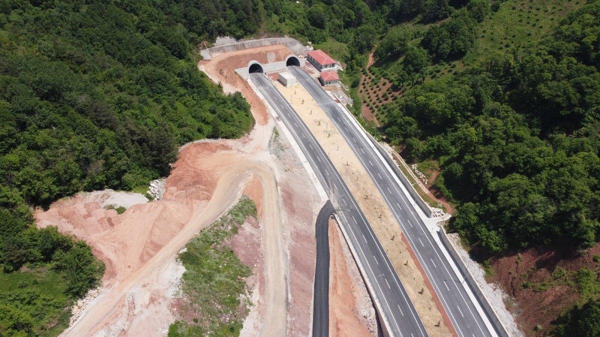 Karadeniz sahil yolu projesi ilerliyor
