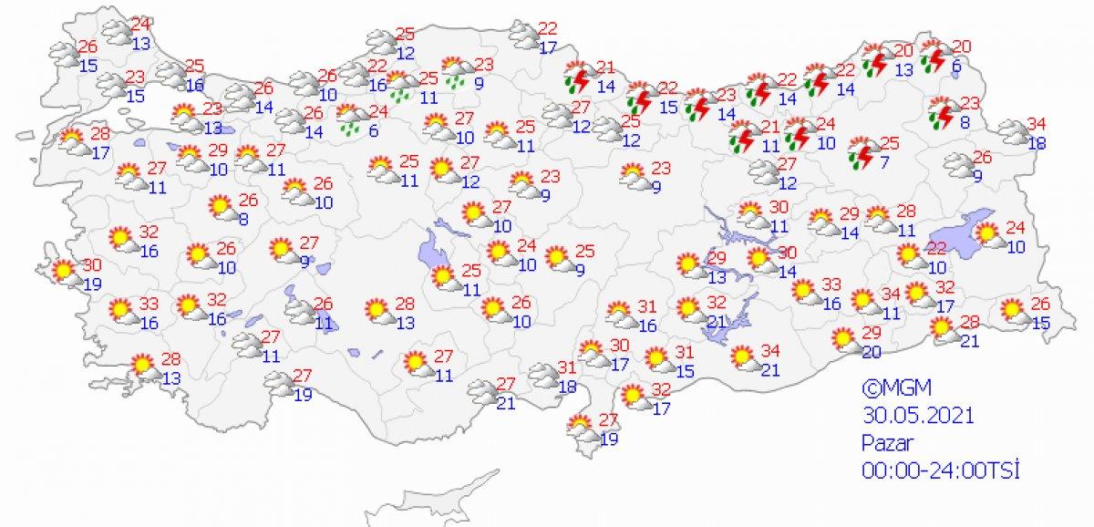 Meteoroloji uyardı: Yağış geliyor