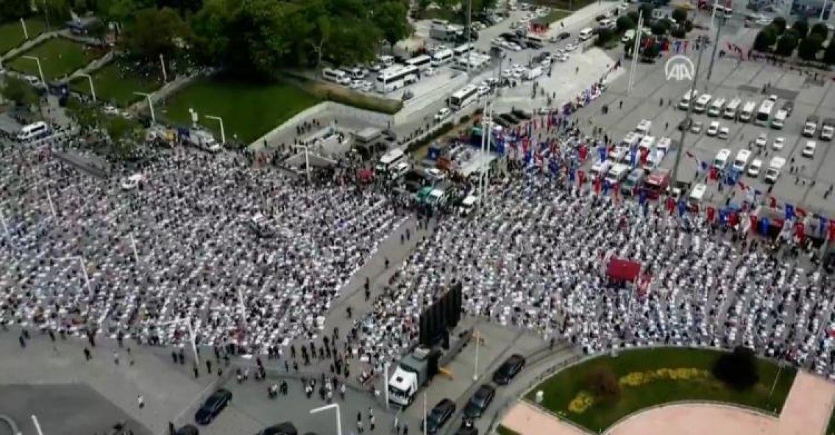 Taksim Camii'nde açılış öncesi görüntüler