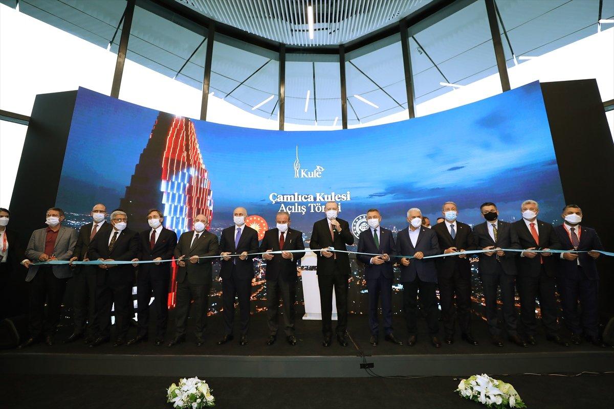 Çamlıca Kulesi'nin açılışında makas yetmedi
