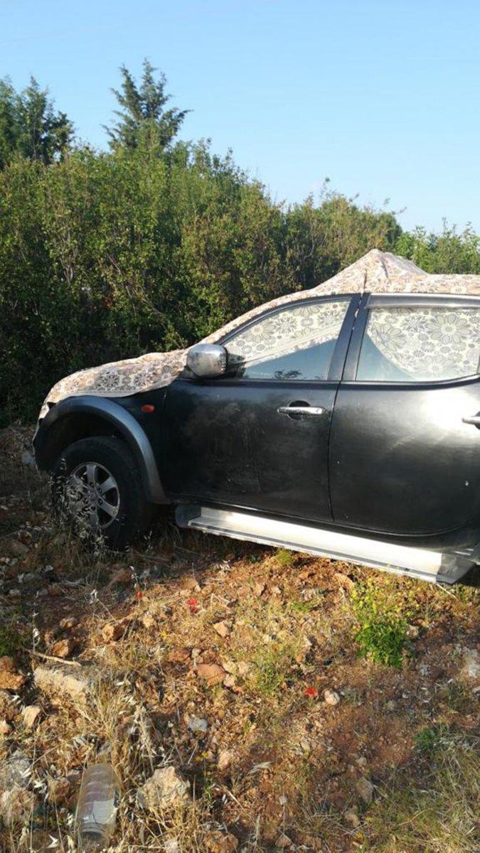 Antalya’da kaza yerinden kaçan sürücüyü aracının farları yakalattı