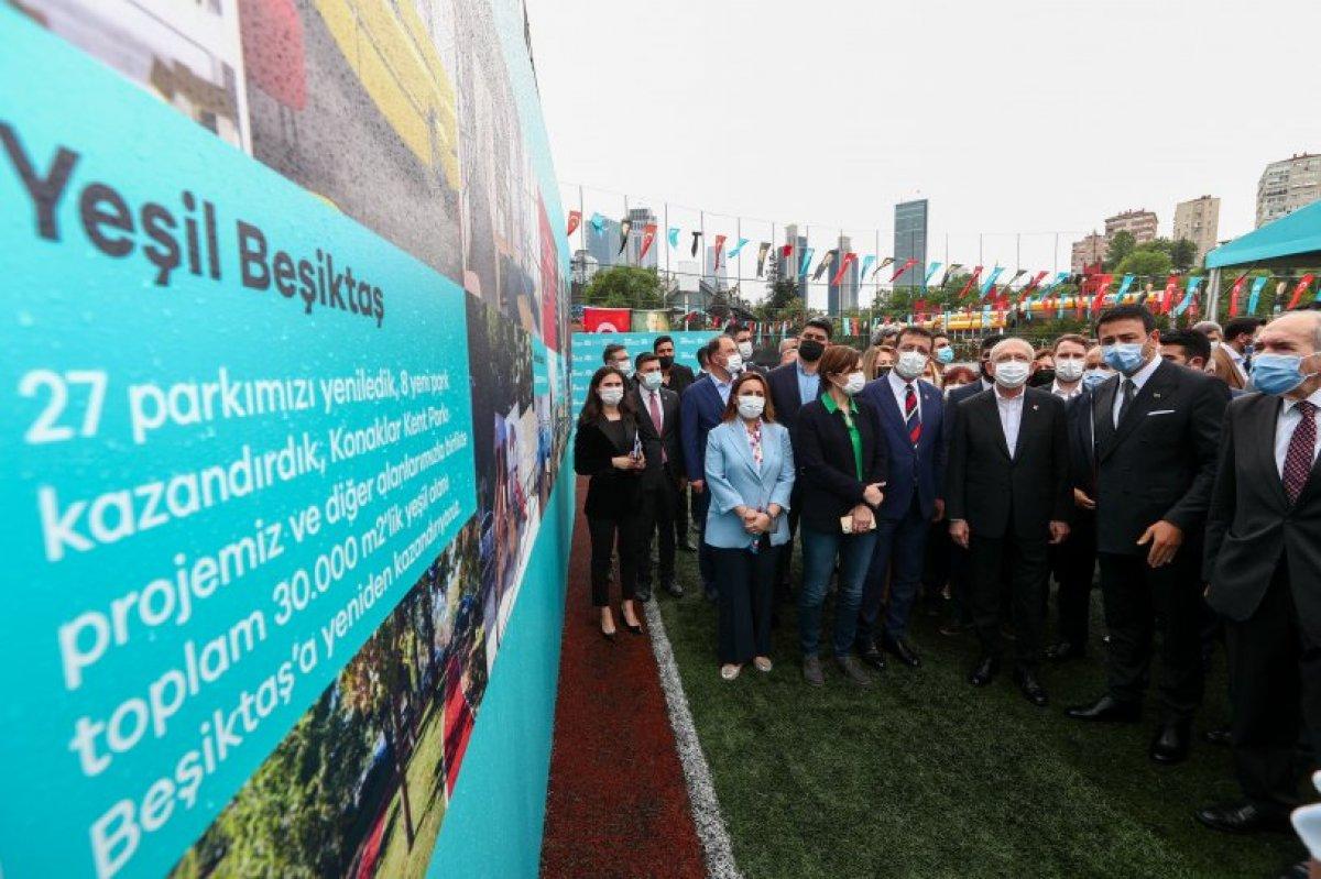 CHP'nin toplu açılış töreninde vekiller arasında buton gerginliği