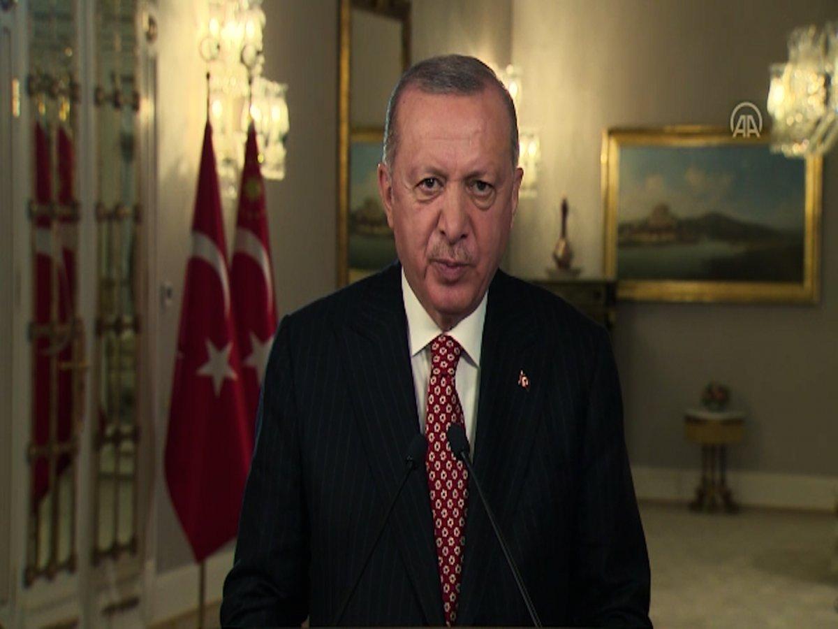 Cumhurbaşkanı Erdoğan: Ecdadın mirasına sahip çıktığımızı gösteriyoruz