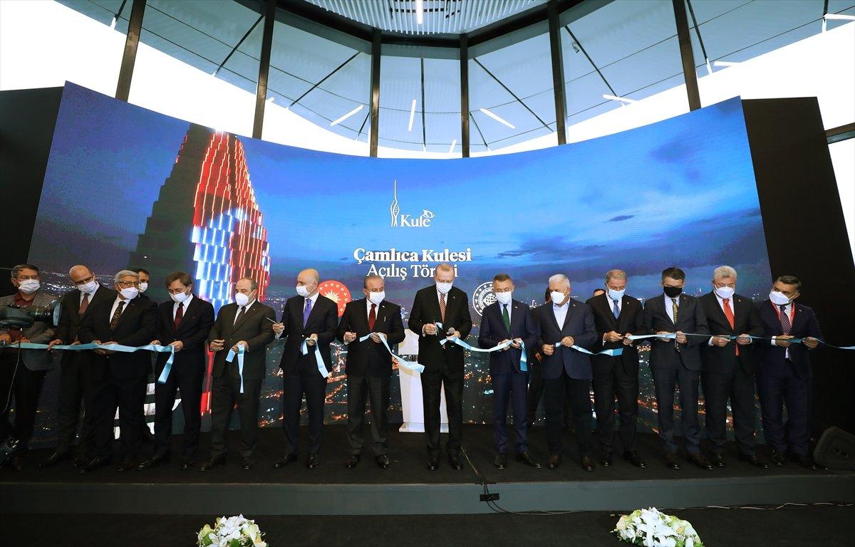 Çamlıca Kulesi'nin açılışında makas yetmedi