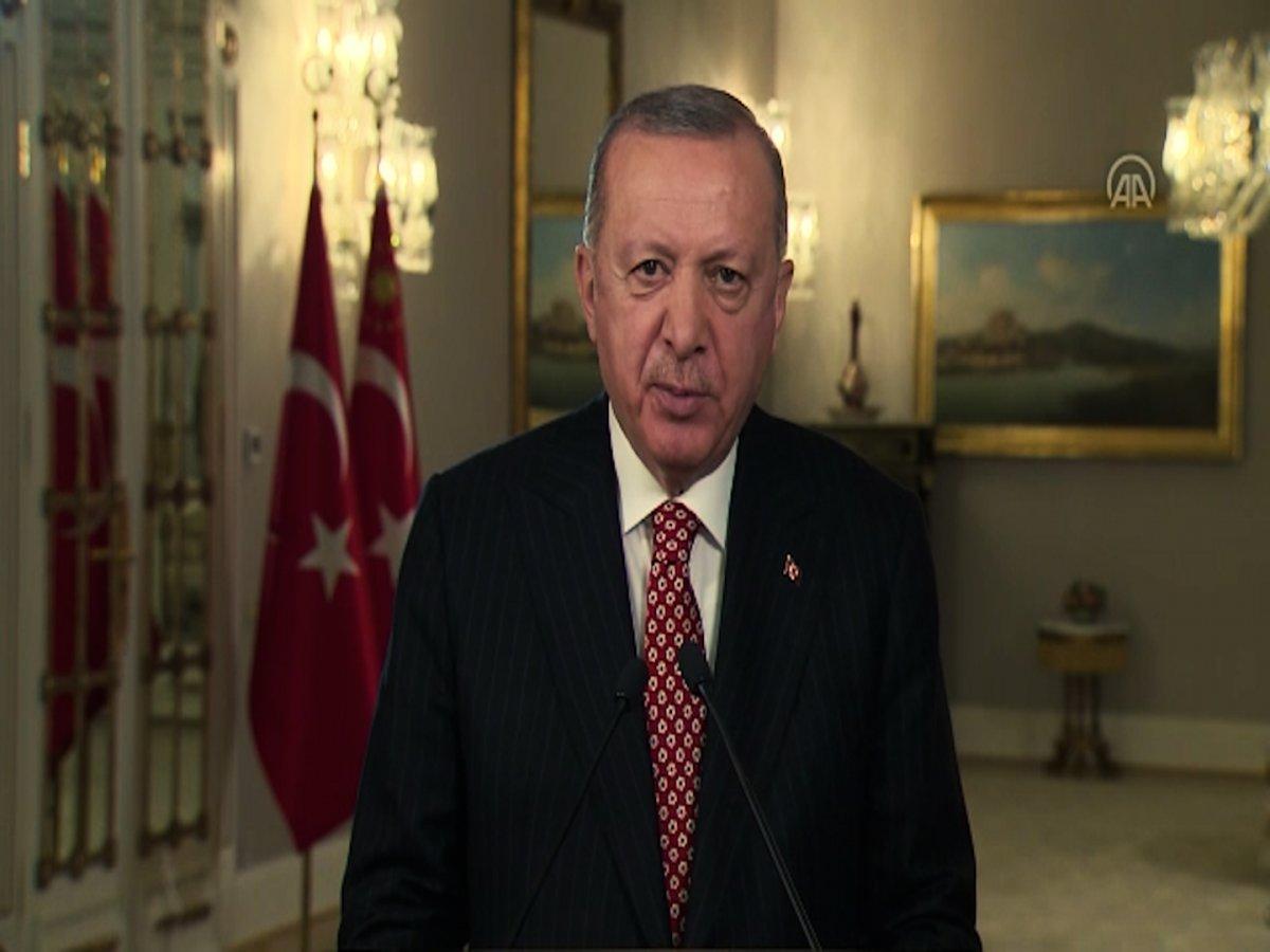 Cumhurbaşkanı Erdoğan: Ecdadın mirasına sahip çıktığımızı gösteriyoruz