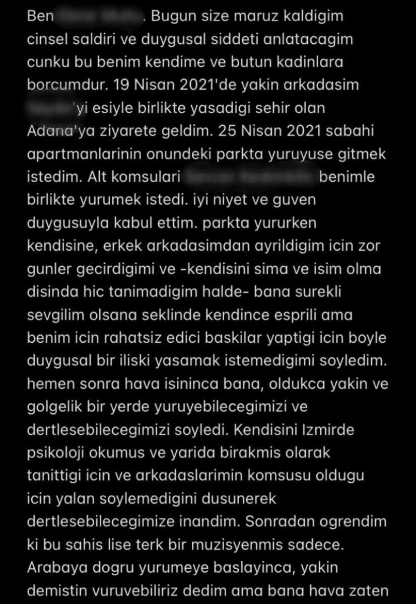 Adana'da cinsel şiddet iddiasına tutuklama