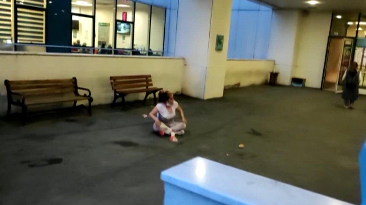 Esenler'de 4 aylık hamile kadın otomobilden yola atıldı