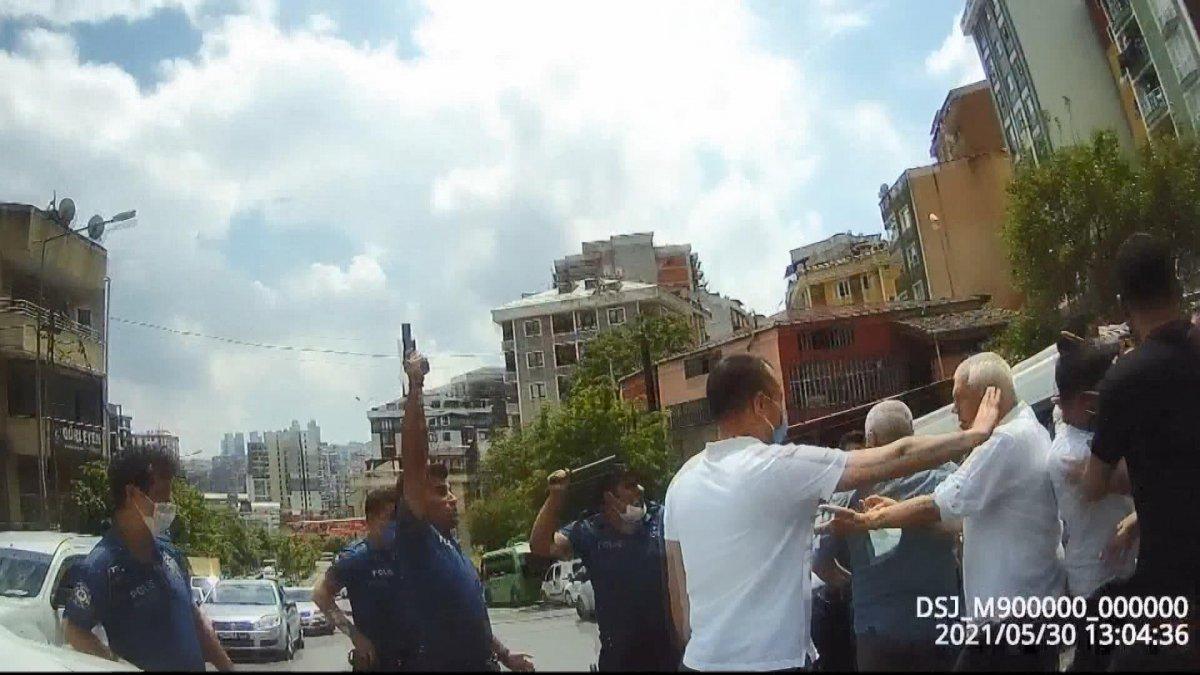 Kağıthane'de iki aile birbirine girdi, polis havaya ateş açtı