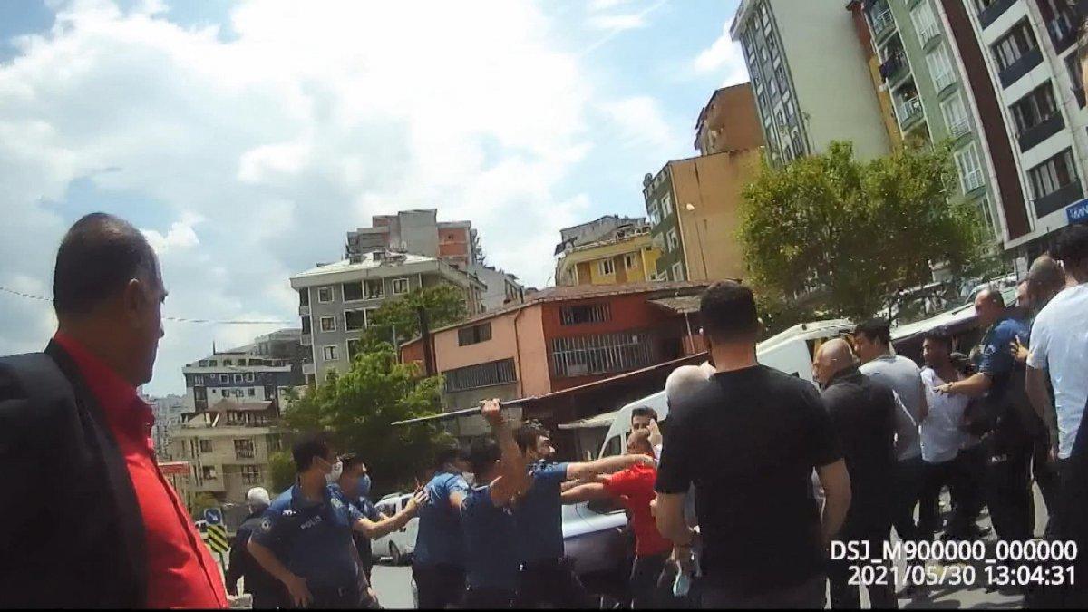 Kağıthane'de iki aile birbirine girdi, polis havaya ateş açtı