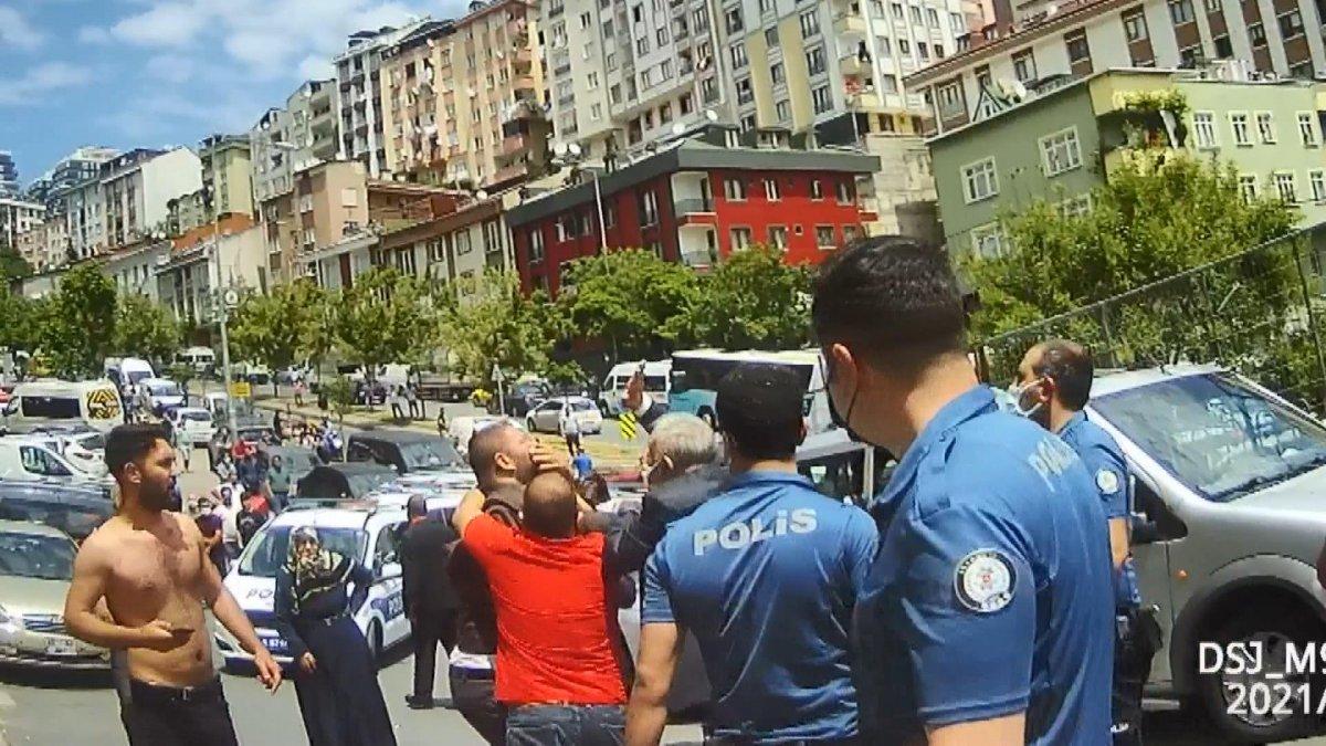 Kağıthane'de iki aile birbirine girdi, polis havaya ateş açtı
