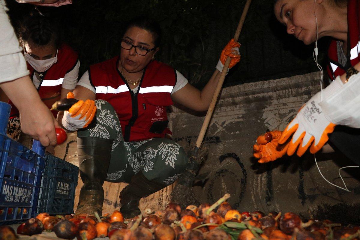 Toplanan atıklar gübreye dönüşüyor