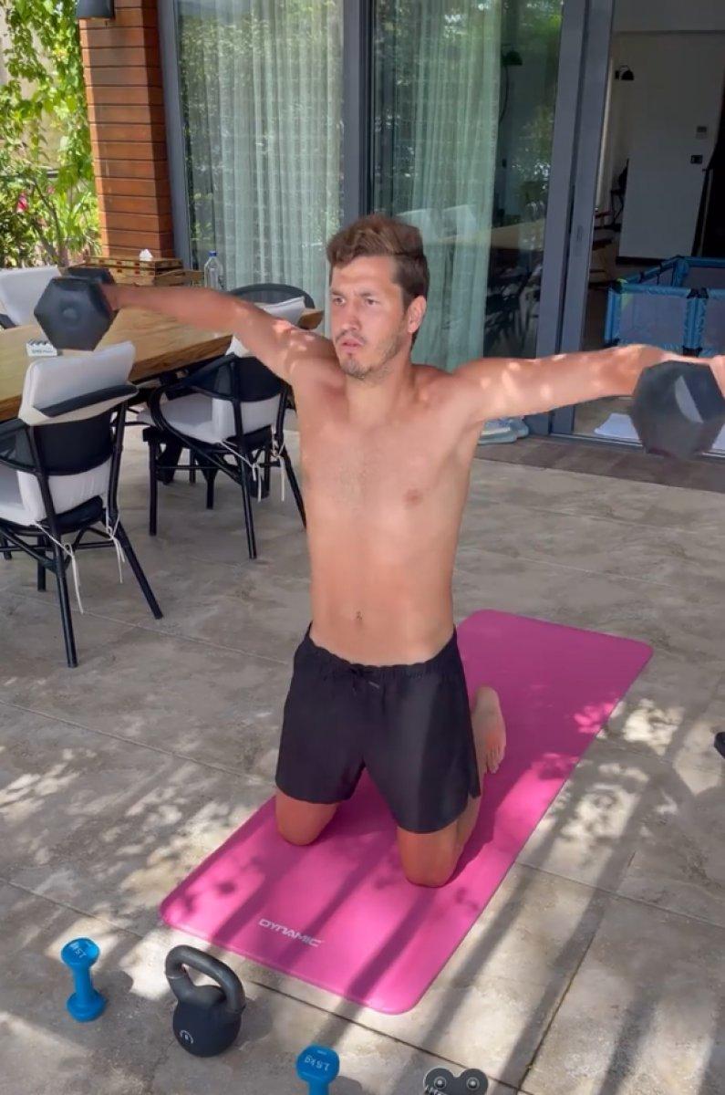 Salih Uçan'ın yeni sezon hazırlığı