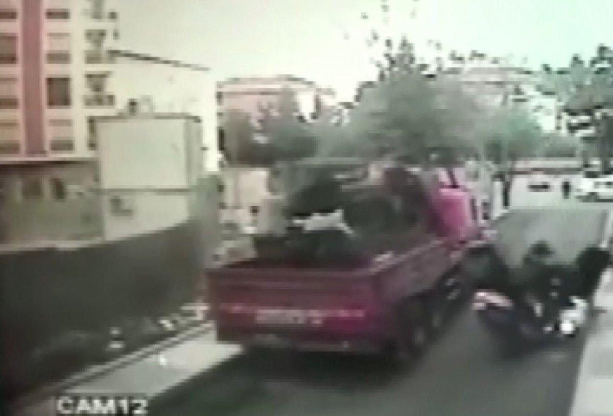 Maltepe'de iki kurye kafa kafaya çarpıştı