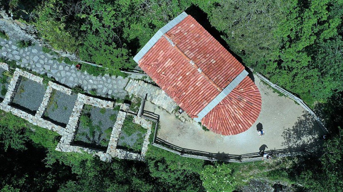 Sümela Manastırı'nda restorasyon çalışmalarında sona gelindi