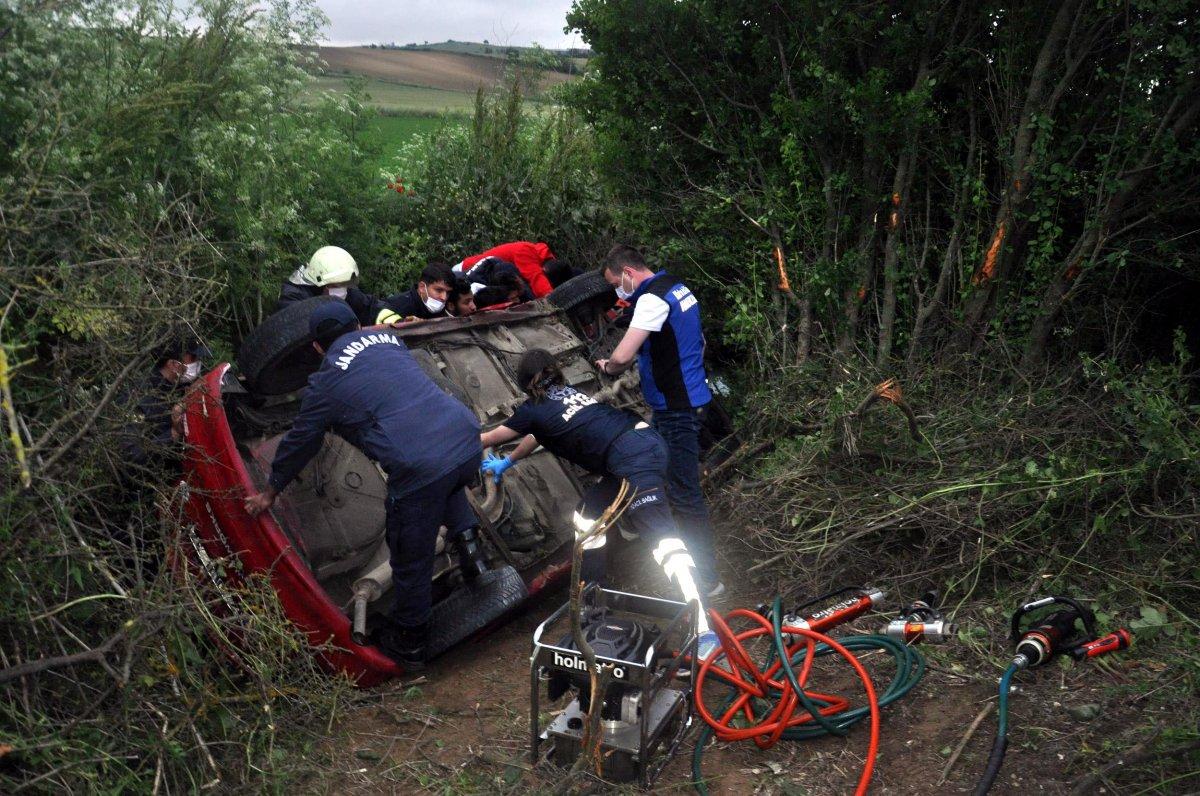 Tekirdağ'da trafik kazası: 1 yaralı