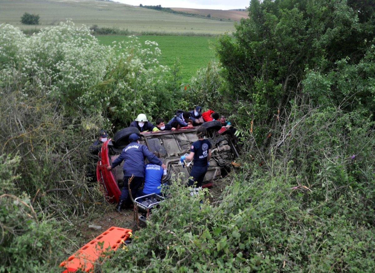 Tekirdağ'da trafik kazası: 1 yaralı
