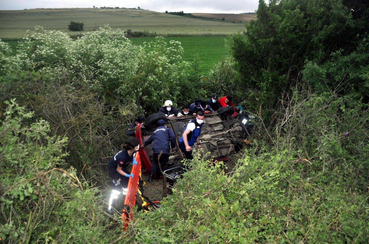Tekirdağ'da trafik kazası: 1 yaralı
