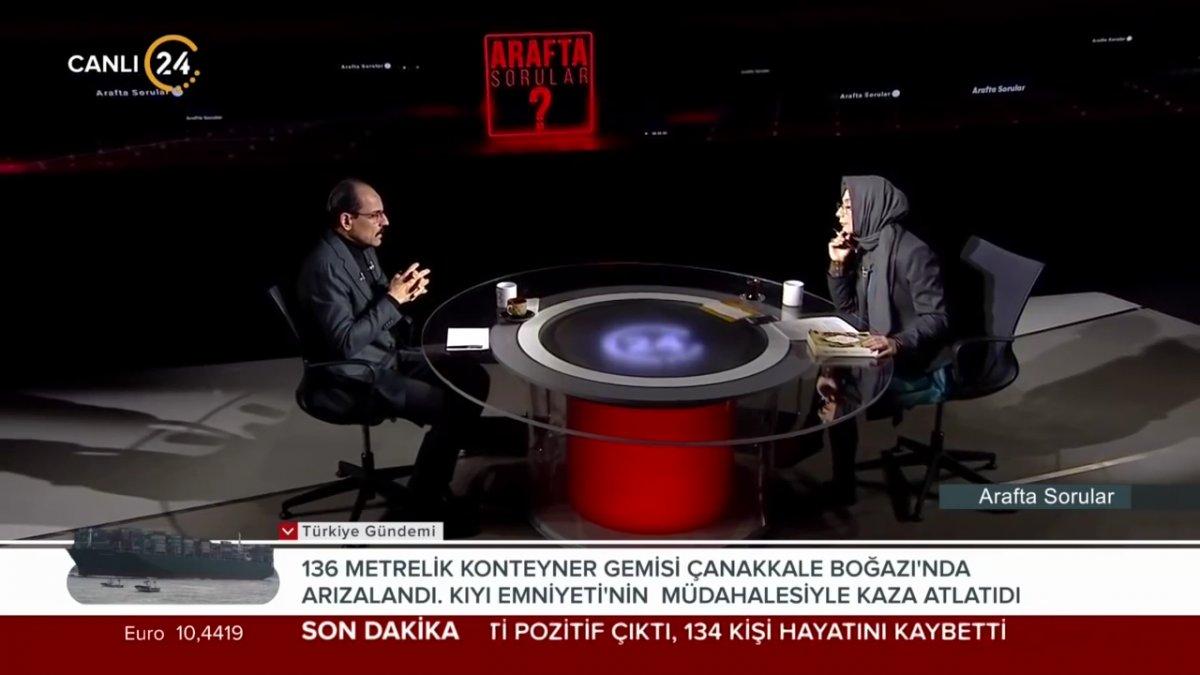 İbrahim Kalın, Esra Elönü'nün sorularını yanıtladı