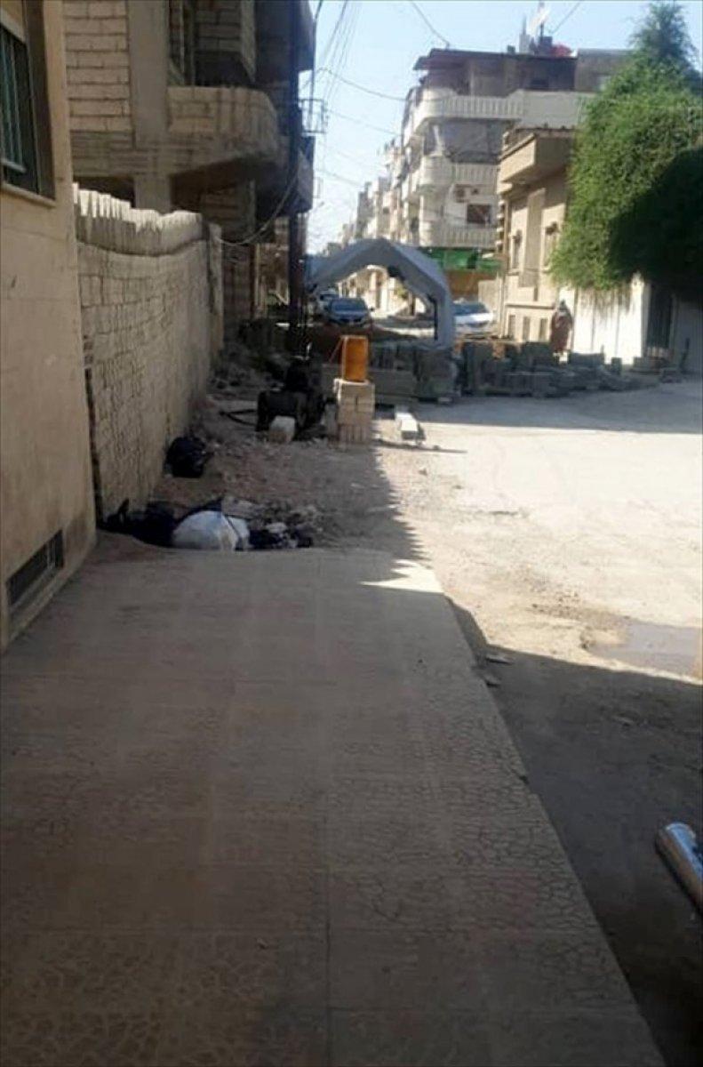 Teröristler Suriye-Türkiye sınır hattında tünel kazıyor