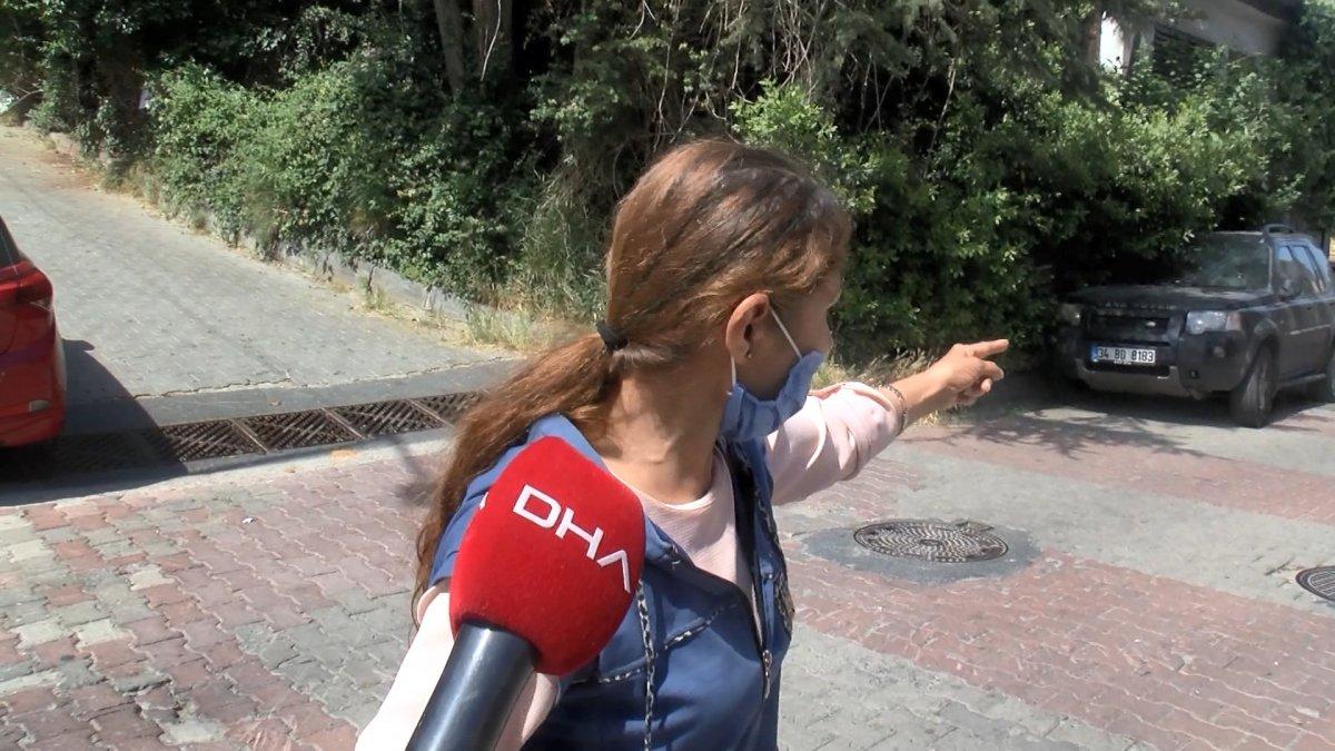 Sarıyer’de otomobili ile yavru köpeği ezip kaçtı