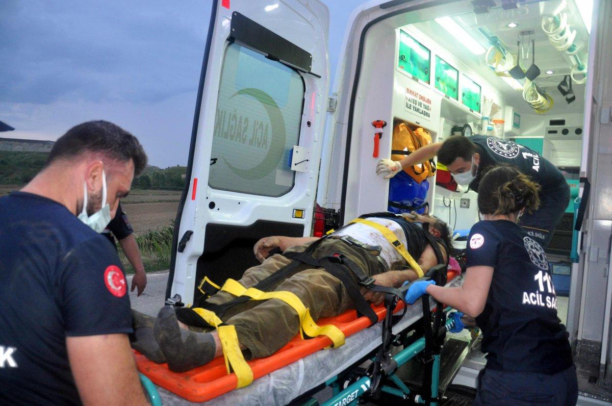 Tekirdağ'da trafik kazası: 1 yaralı