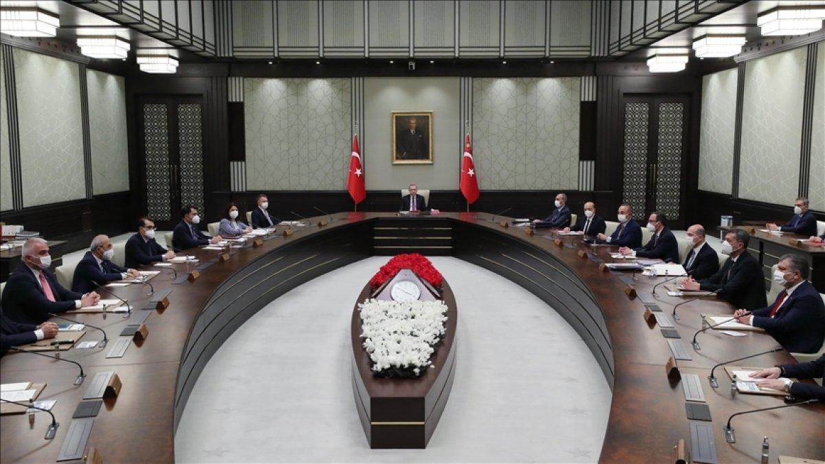 Cumhurbaşkanlığı Kabinesi Cumhurbaşkanı Erdoğan başkanlığında toplandı