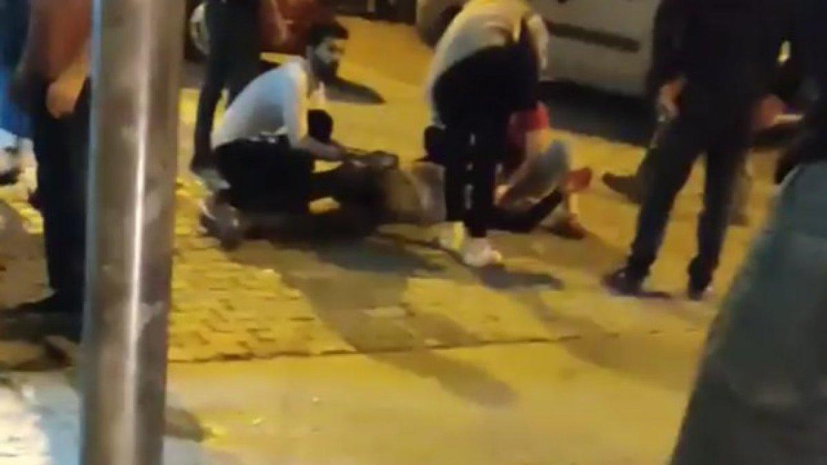 Esenyurt'ta sokak ortasında sopalı dayak