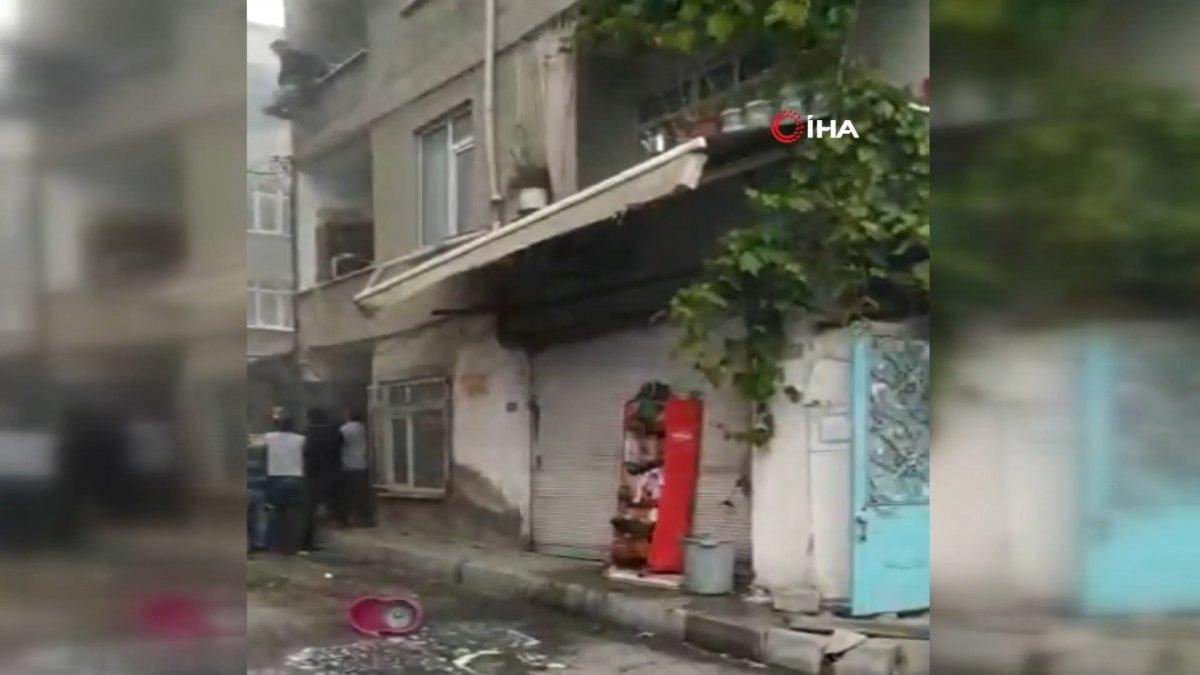 Avcılar’da canını kurtarmak için ikinci kattan atladı