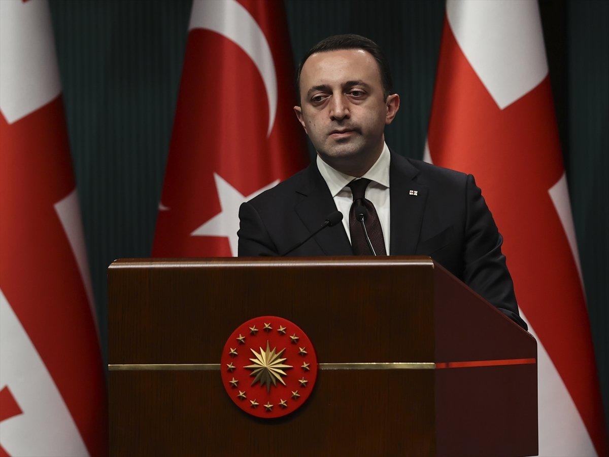 Cumhurbaşkanı Erdoğan ile Gürcistan Başbakanı'ndan ortak açıklama