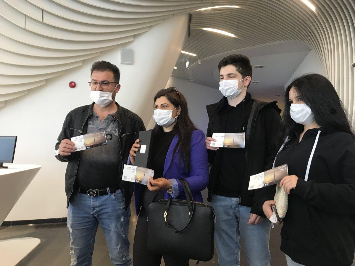 Çamlıca Kulesi ziyaretçilerini ağırlıyor