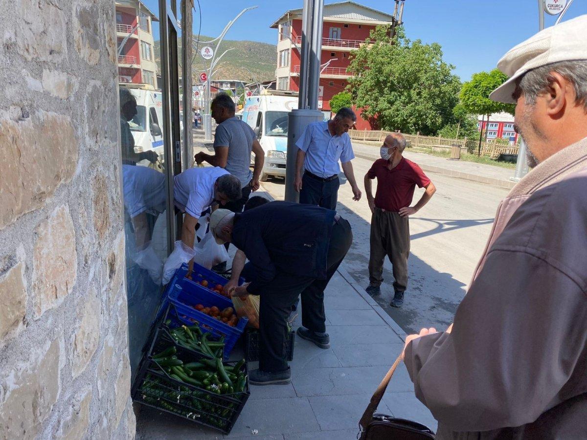 Çukurca'da seralardan verim alınıyor